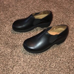 Work Slip/Water Resistant black Shoes for Crews